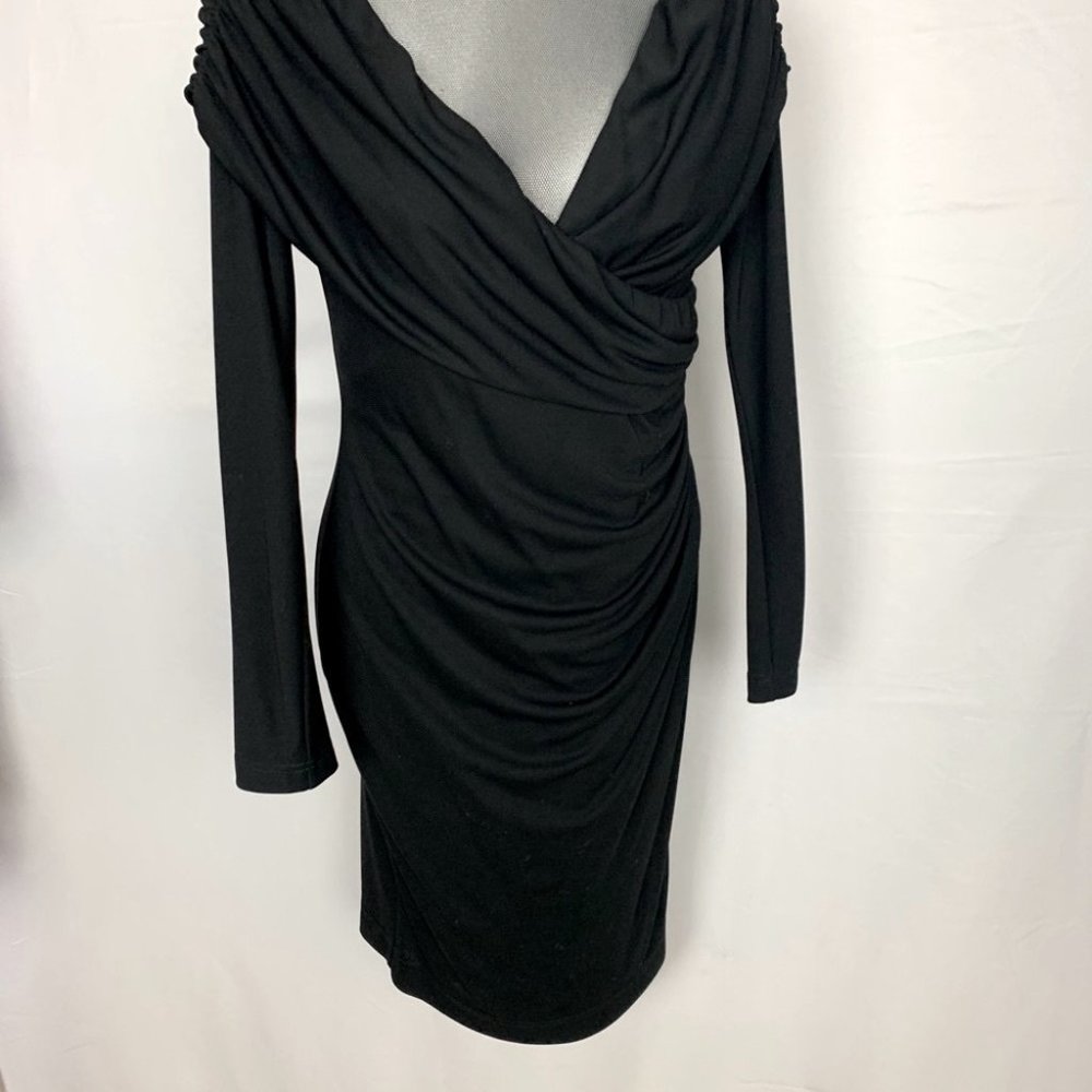 St. John black Couture Evening Dress size 6